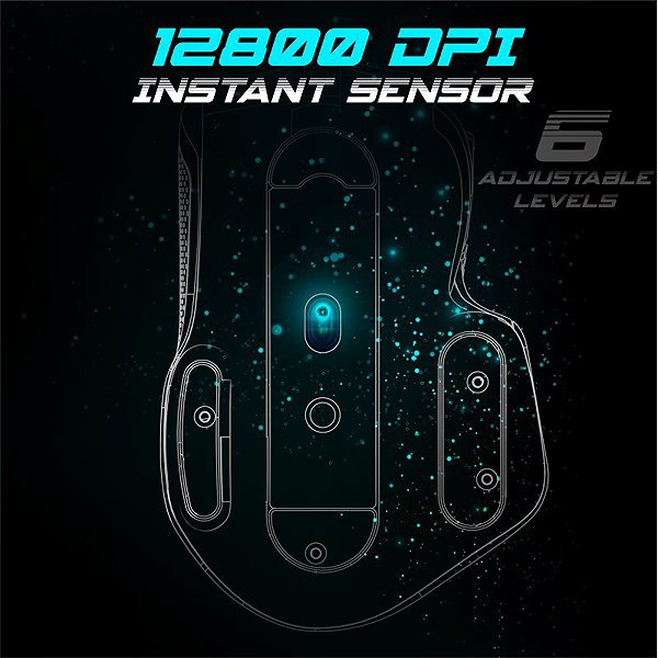 Spirit of Gamer PRO-M5 RGB black gaming mouse.