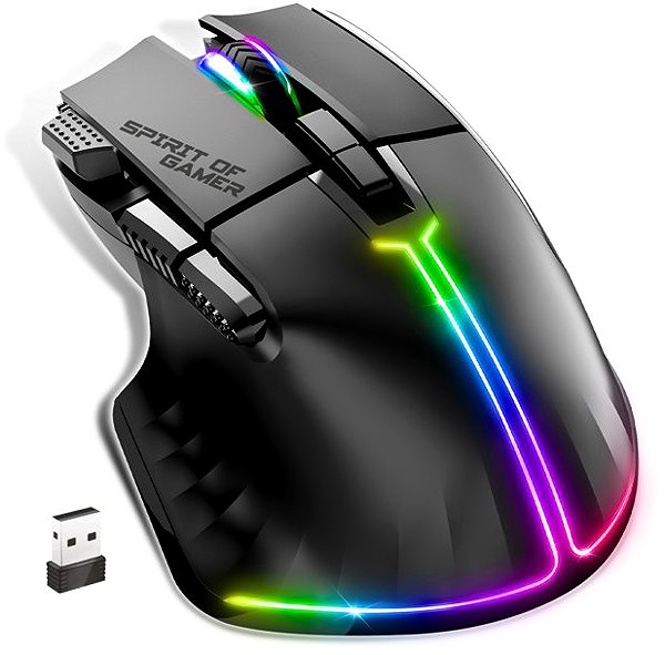 Gaming Mouse Spirit of Gamer PRO-M5 Wireless fekete ...