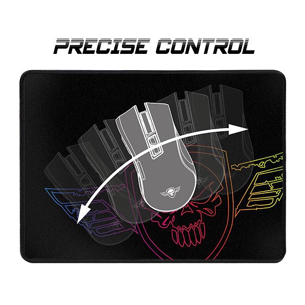 Mouse Pad Spirit of Gamer Darkskull M fekete ...