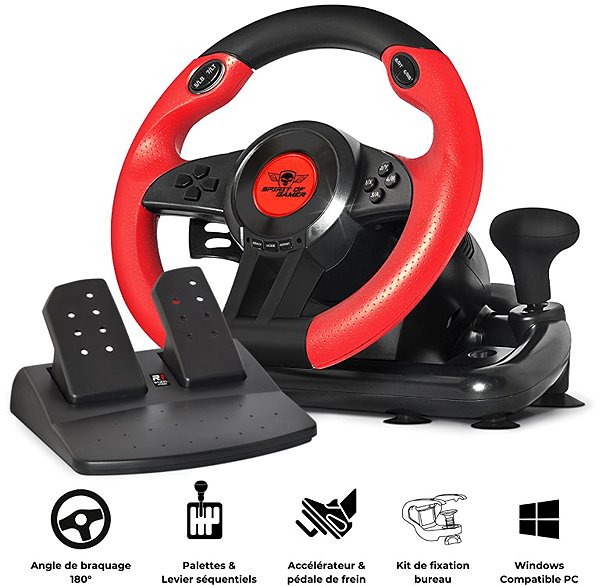 Spirit of Gamer RACE WHEEL PRO 1 steering wheel.