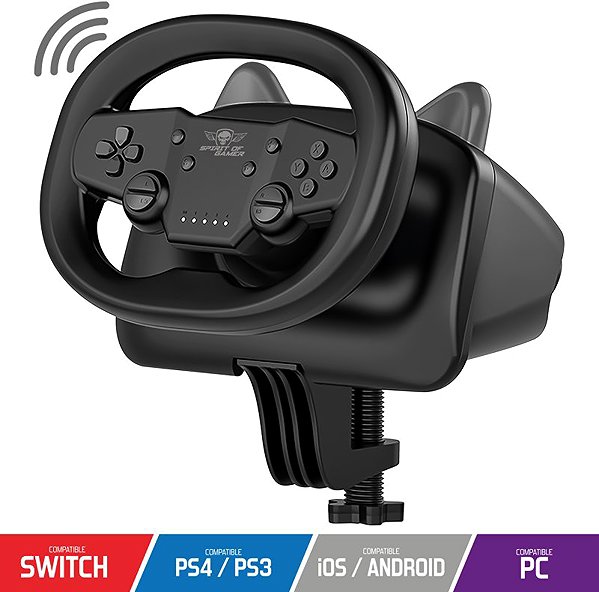 Spirit of Gamer RACE WHEEL PRO AIR steering wheel.