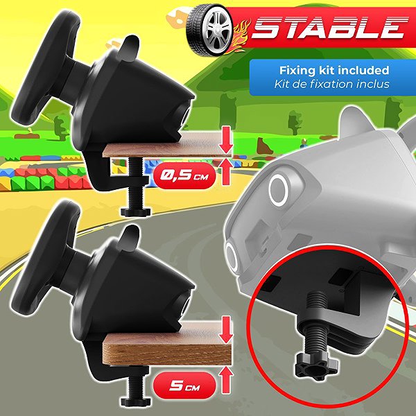 Spirit of Gamer RACE WHEEL PRO AIR steering wheel.