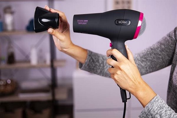 Hair Dryer Solac SH7082 Studio Diffuser 2000 Lifestyle