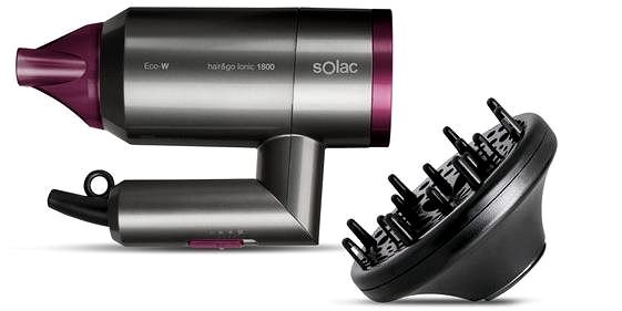 Hair Dryer Solac SV7015 Hair&Go ionic 1800 Accessory