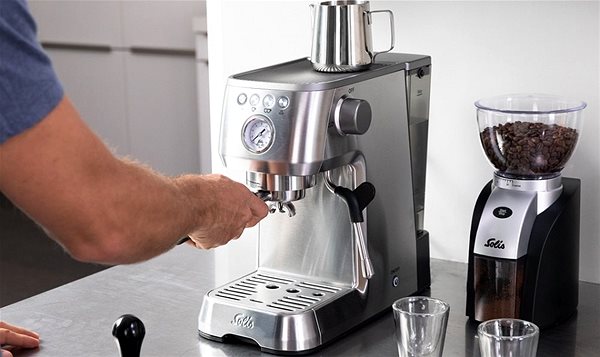 Lever Coffee Machine Solis Barista Perfetta Lever Stainless-steel Espresso Coffee Machine Features/technology