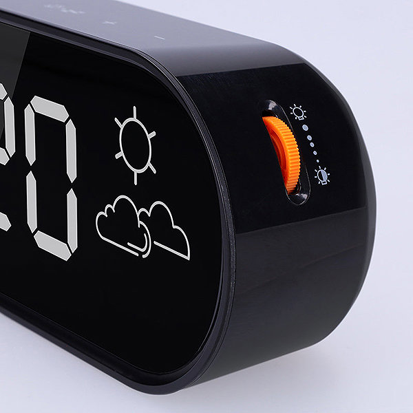 Solight Clock with Weather Forecast, USB Port