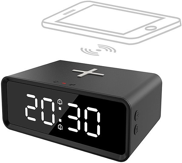 Solight CA07B Alarm Clock, Black.