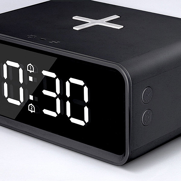Solight CA07B Alarm Clock, Black.
