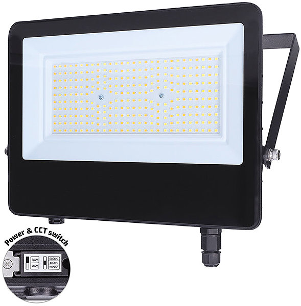 LED Reflector Solight TOP, 100W, max. 14,000lm, 3CCT, selectable output 100/75/50%, IP65, Quick Connector ...