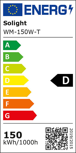LED Reflector Solight TOP, 150W, max. 21,000lm, 3CCT, selectable output 100/75/47%, IP65, Quick Connector Energy label