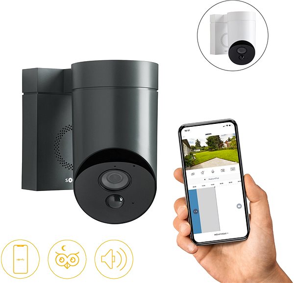 IP Camera Somfy Outdoor Camera - Grey ...