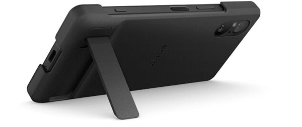 Telefon tok Sony Stand Cover Xperia 5 V fekete tok ...