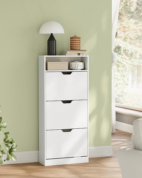 Shoe Rack Songmics Vasagle Cast III Shoe rack white ...
