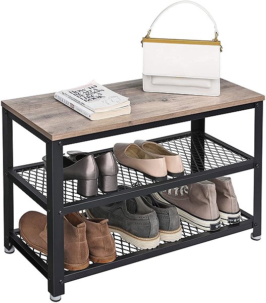 Shoe Rack Songmics Vasagle Leggy black/beige ...