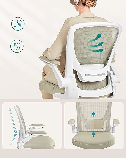Office Chair Songmics Dixy beige ...