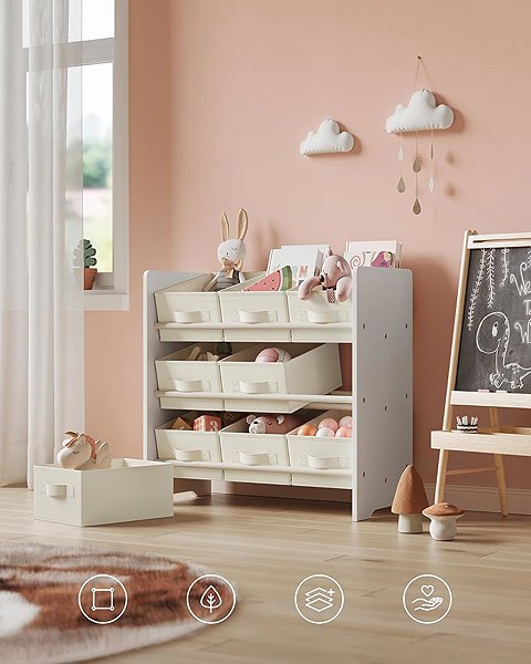 Shelving Unit Luvro Children's shelf white ...
