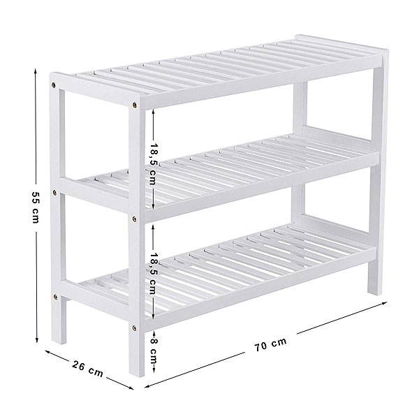Shelving Unit Songmics SKU Logan Practical shelf white ...