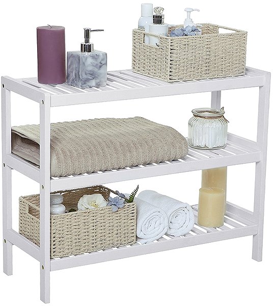 Shelving Unit Songmics SKU Logan Practical shelf white ...