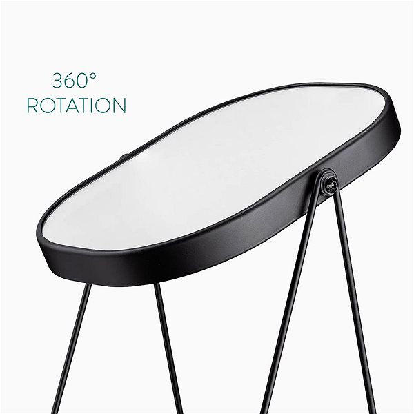 Makeup Mirror Sortland Narvik cosmetic mirror - black ...