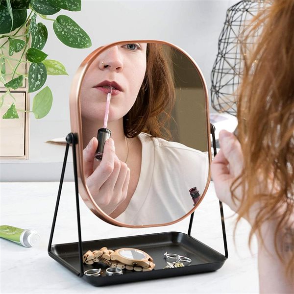 Makeup Mirror Sortland Narvik cosmetic mirror - copper-black ...