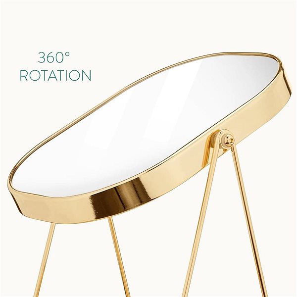 Makeup Mirror Sortland Narvik cosmetic mirror - golden pink ...