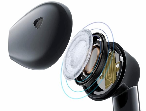 Kabellose Kopfhörer Soundpeats TrueAir Black Mermale/Technologie