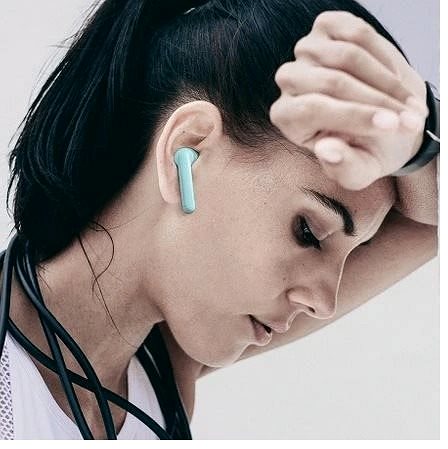 Wireless Headphones Soundpeats TrueAir Mint Lifestyle