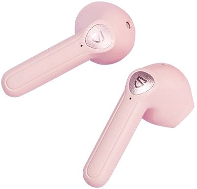 Kabellose Kopfhörer Soundpeats TrueAir2 Pink Seitlicher Anblick