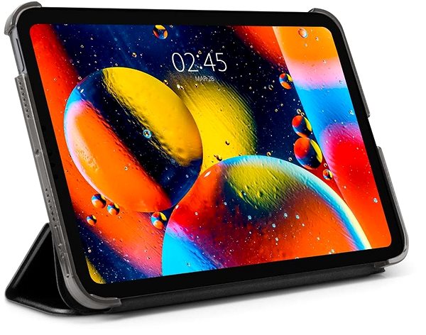 Tablet-Hülle Spigen Smart Fold Black für iPad mini 6 2021 Lifestyle