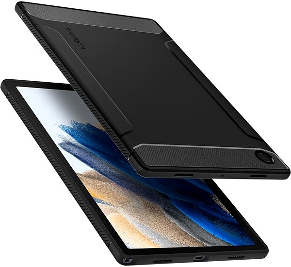 Tablet Case Spigen Rugged Armor Black Samsung Galaxy Tab A8 Lifestyle
