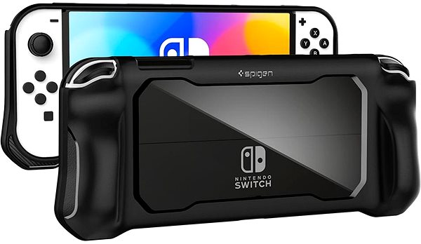 Nintendo Switch-Hülle Spigen Rugged Armor Schwarz Nintendo Switch OLED ...