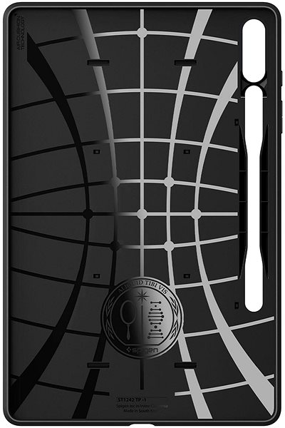 Táblagép tok Spigen Tough Armor Pro Samsung Galaxy Tab S9+/ Tab S10+ fekete tok ...