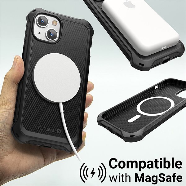 Kryt na mobil Catalyst Crux MagSafe Case Black iPhone 14 ...