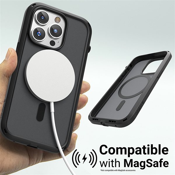 Telefon tok Catalyst Influence iPhone 14 Pro fekete MagSafe tok ...