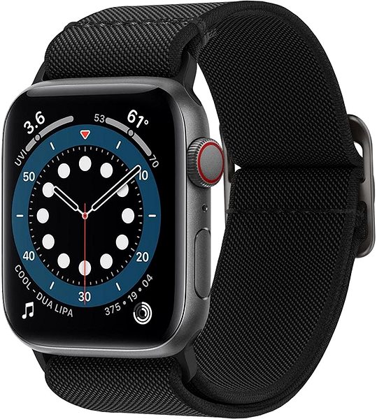 Armband Spigen Lite Fit Black Apple Watch SE / 7 / 6 / 5 / 4 / 3 / 2 / 1 - 42/44/45/Ultra 49mm ...