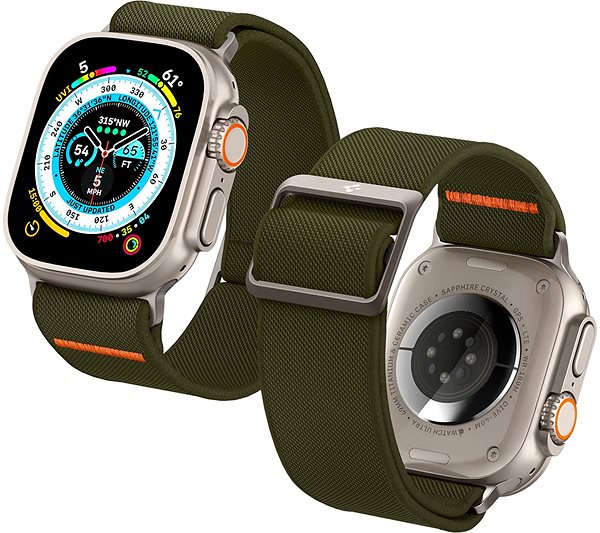 Szíj Spigen Lite Fit Ultra Apple Watch 49mm / 45mm / 44mm / 42mm - khaki ...