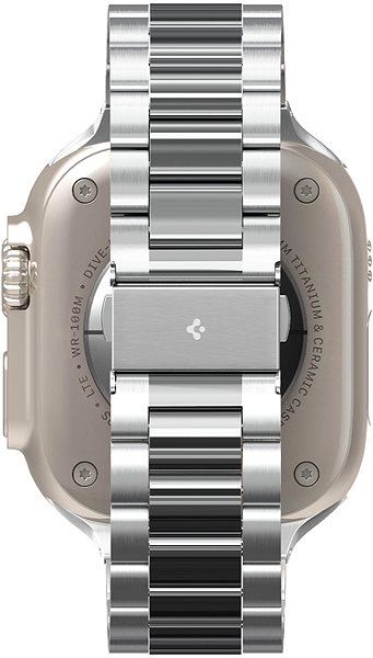 Armband Spigen Modern Fit 316L Band Silver Apple Watch 49mm/45mm/44mm/42mm ...