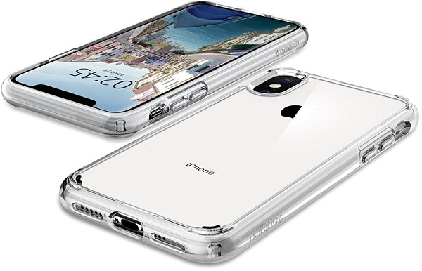 Kryt na mobil Spigen Ultra Hybrid Crystal Clear iPhone XS/X ...