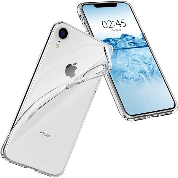 Telefon tok Spigen Liquid Crystal iPhone XR átlátszó tok ...