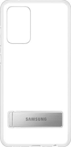 Handyhülle Samsung Galaxy A72 transparente Rückseite mit Ständer Rückseite