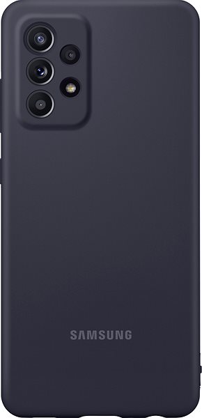 Kryt na mobil Samsung Silikónový zadný kryt pre Galaxy A52/A52 5G/A52s čierny.