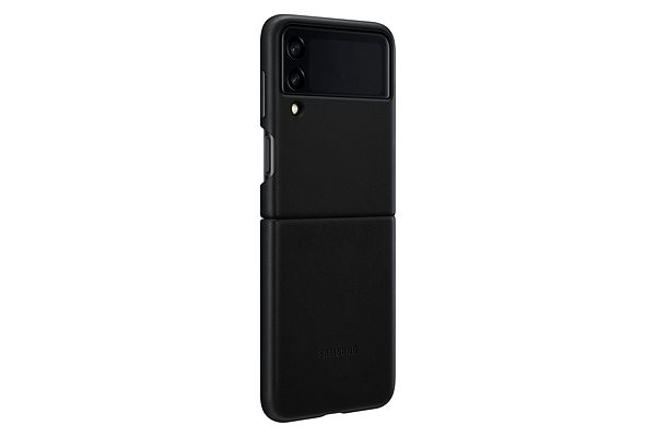 Handyhülle Samsung Leder-Cover für die Rückseite für Galaxy Z Flip3 schwarz ...