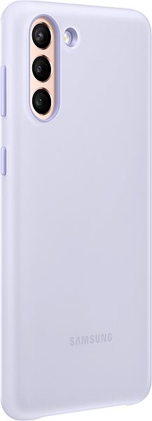 Handyhülle Samsung Backcover mit LED für Galaxy S21+ weiß ...