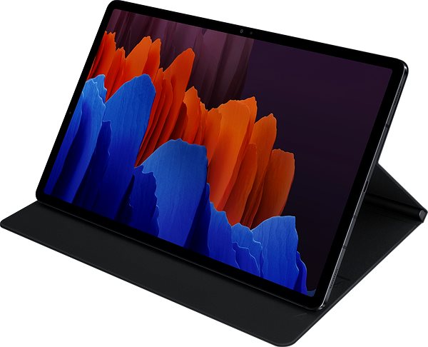 Puzdro na tablet Samsung ochranné puzdro pre Galaxy Tab S7+/ Tab S7 FE – čierne Lifestyle