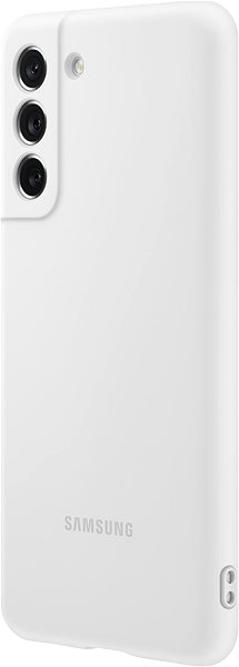 Kryt na mobil Samsung Galaxy S21 FE 5G Silikónový zadný kryt biely ...