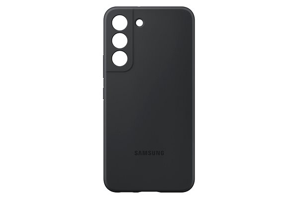 Kryt na mobil Samsung Galaxy S22 5G Silikónový zadný kryt čierny ...