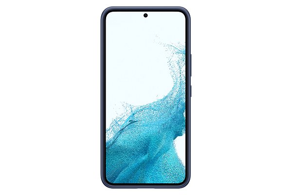 Kryt na mobil Samsung Galaxy S22 5G Ochranný kryt Frame námornícka modrá.