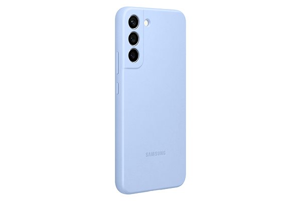 Kryt na mobil Samsung Galaxy S22+ 5G Silikónový zadný kryt svetlo modrý ...