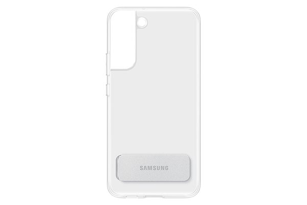 Telefon tok Samsung Galaxy S22+ 5G átlátszó kitámasztós tok ...