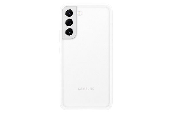 Kryt na mobil Samsung Galaxy S22+ 5G Ochranný kryt Frame biely . ..